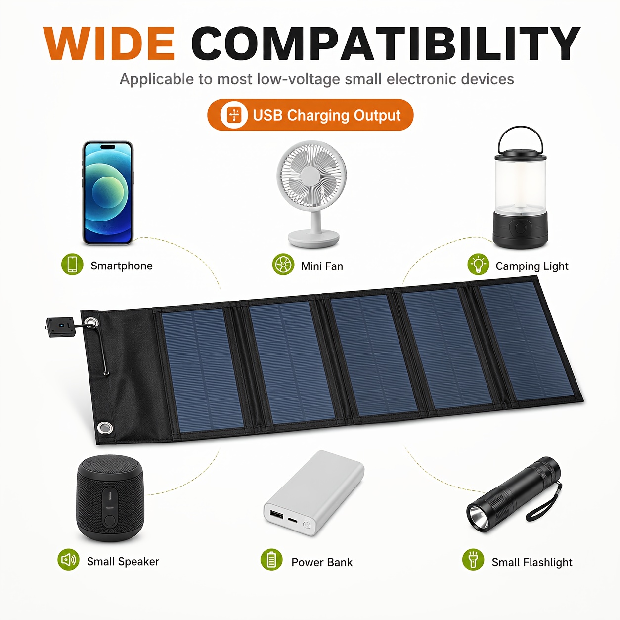 1 15W foldable portable solar  - огляд і ціна Solar Charger Panel Foldable