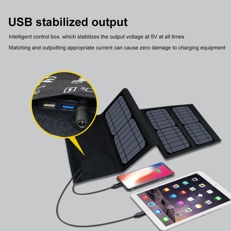 42W 63W 5V 18.5V Foldable Sola - огляд і ціна Solar Charger Panel Foldable