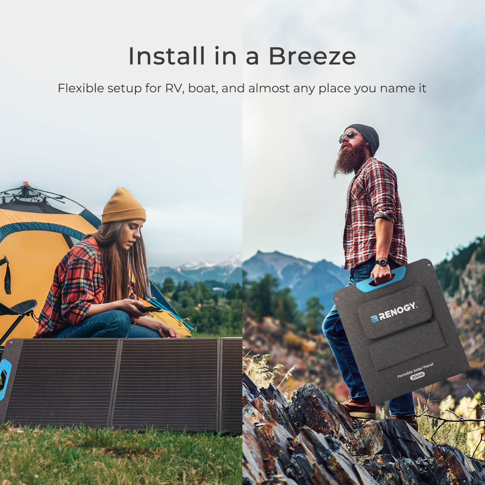 Renogy 200W Portable Solar Pan - огляд і ціна Solar Charger Panel Foldable