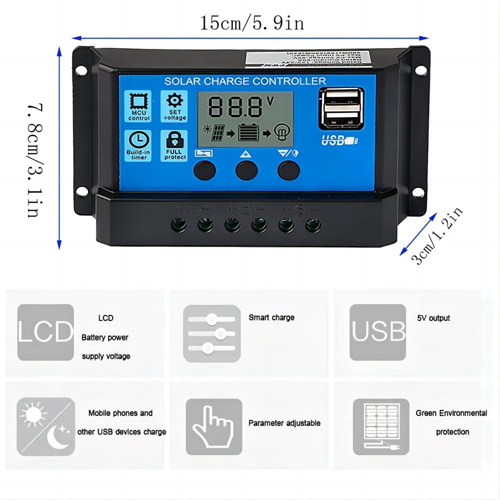 Solar Panel Charge Controller  - огляд і ціна Solar Charger Panel Foldable