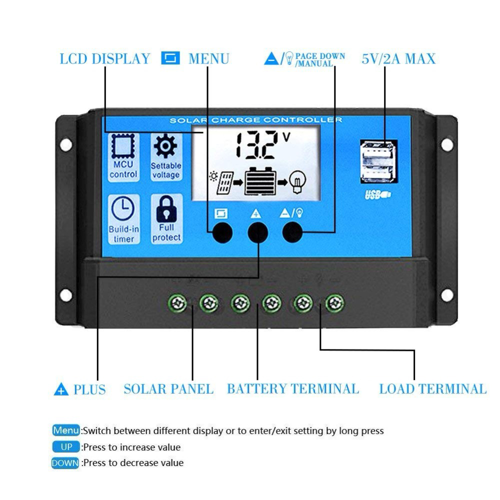 Solar Panel Charge Controller  - огляд і ціна Solar Charger Panel Foldable