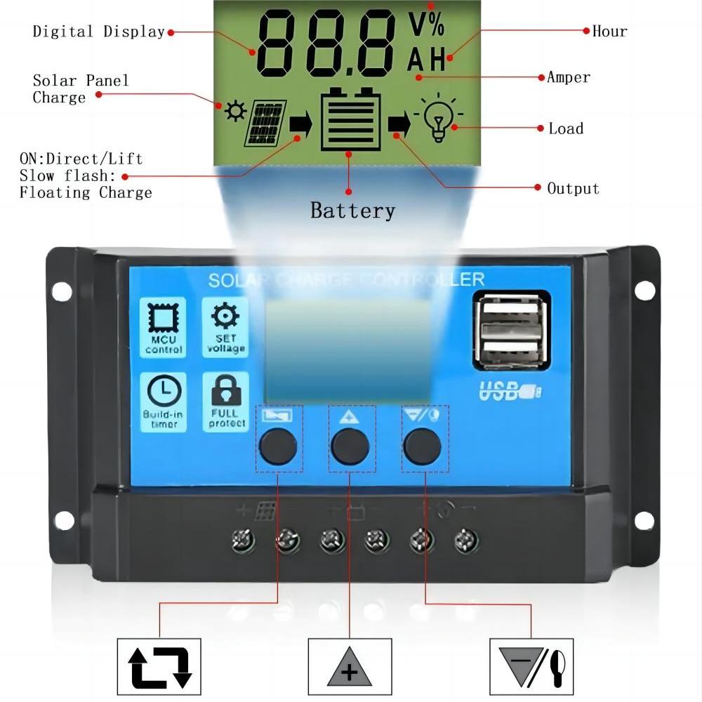 Solar Panel Charge Controller  - огляд і ціна Solar Charger Panel Foldable